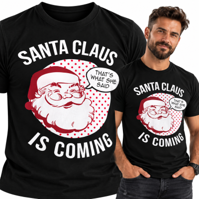 KOSZULKA ŚWIĄTECZNA SANTA CLAUS IS COMING
